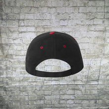 Load image into Gallery viewer, A Tech Ball Cap Black with Red Logo