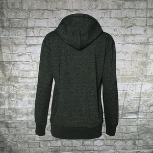 A Tech Womens Glitter Hoodie Black Small Logo