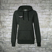 Load image into Gallery viewer, A Tech Womens Glitter Hoodie Black Small Logo