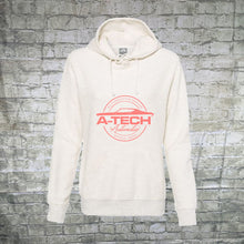 Load image into Gallery viewer, A Tech Womens Hoodie Oatmeal Terry Lace with Peach Logo