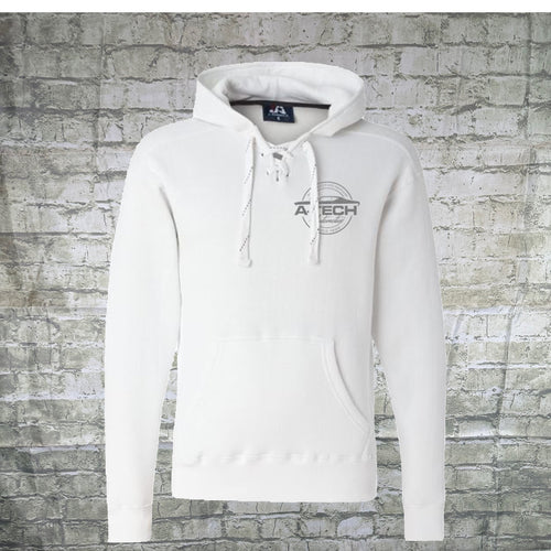 A Tech White Sport lace hoodie