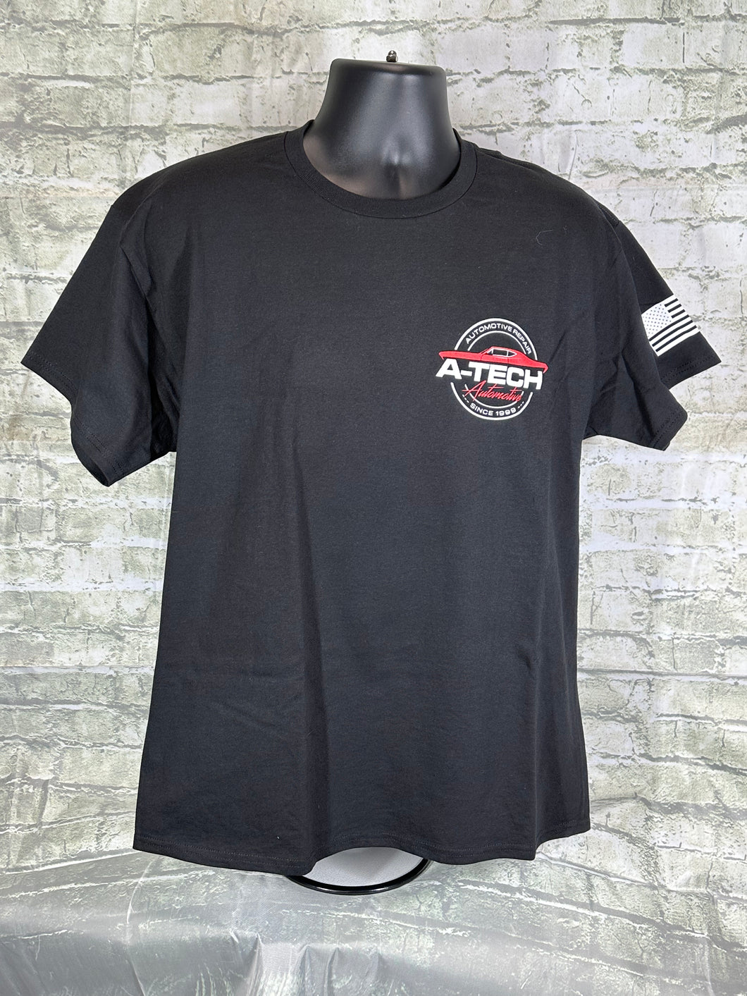 A Tech Tee Black with new logo