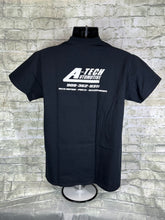 Load image into Gallery viewer, A Tech Tee Vintage logo Black Shirt